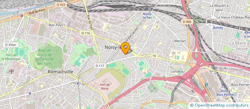 localisation de l'entreprise SCI NADIR à NOISY-LE-SEC