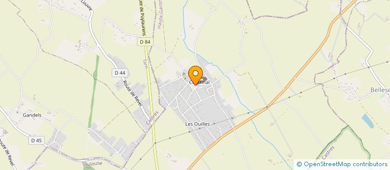 localisation de l'entreprise SCI NADIR  REVEL