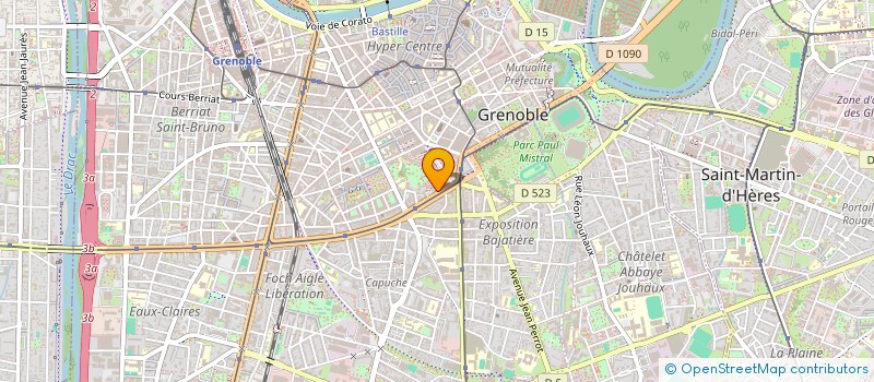 localisation de l'entreprise SCI NADIS à GRENOBLE
