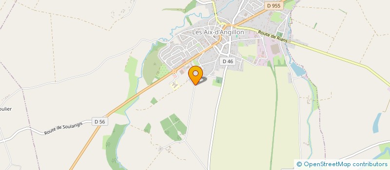 localisation de l'entreprise SCI NADIS  LES AIX-D'ANGILLON