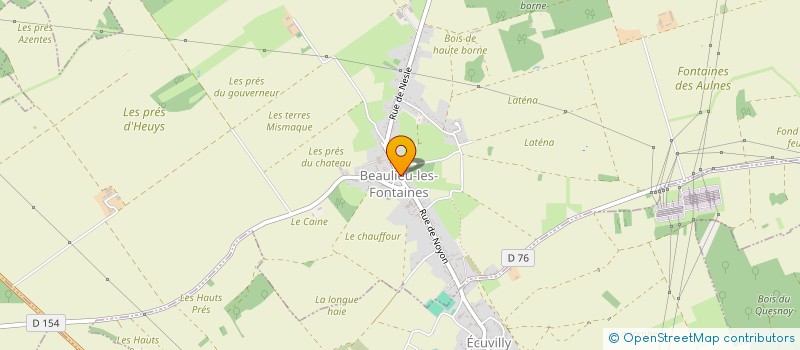 localisation de l'entreprise SCI NADJAK  BEAULIEU-LES-FONTAINES