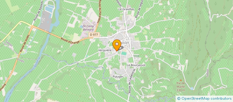 localisation de l'entreprise SCI NADJAL  SABLET