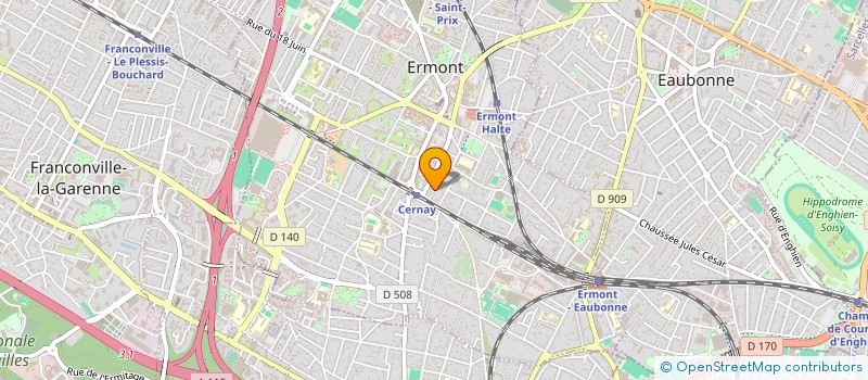 localisation de l'entreprise SCI NADJAR à ERMONT