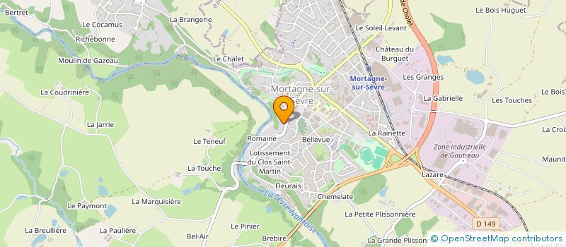 localisation de l'entreprise SCI NADOM à SAINT-LAURENT-SUR-SEVRE