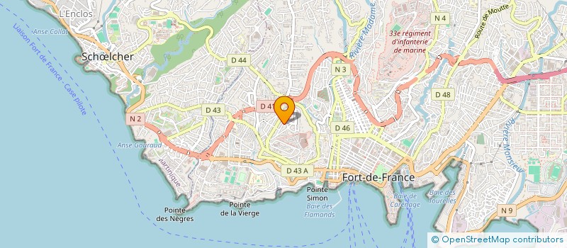 localisation de l'entreprise SCI NADOMANA à FORT-DE-FRANCE
