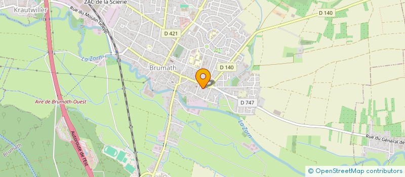localisation de l'entreprise SCI NADOR  BRUMATH