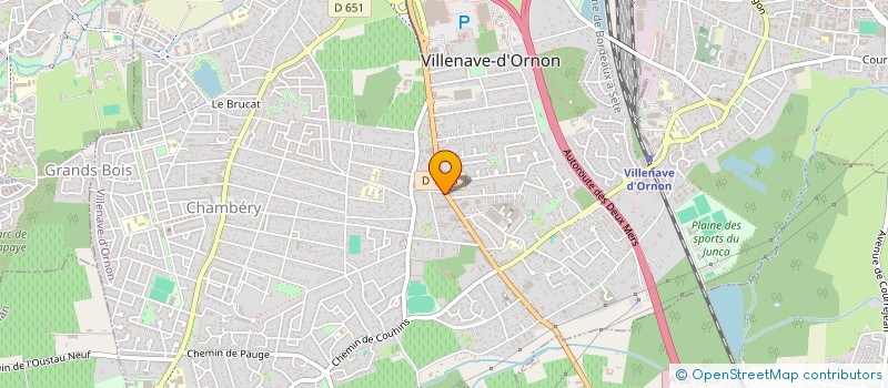 localisation de l'entreprise SCI NADOR  VILLENAVE-D'ORNON