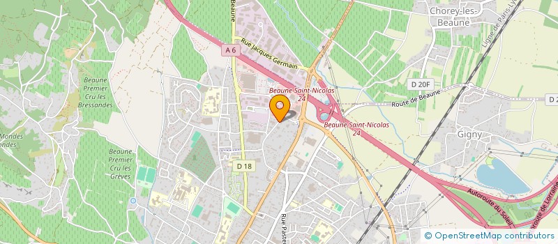 localisation de l'entreprise SCI NADPIERRE à BEAUNE
