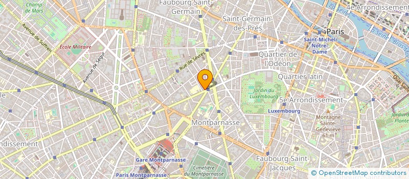 localisation de l'entreprise SCI NADR1500  PARIS