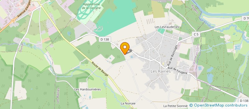 localisation de l'entreprise SCI NADREAU-BEAUMIER  LES RAIRIES