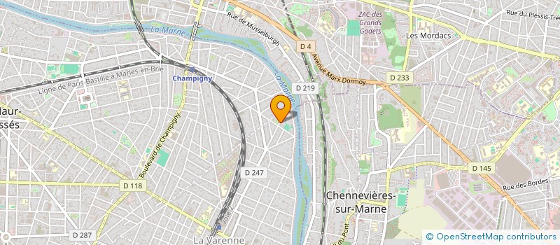 localisation de l'entreprise SCI NADYA à SAINT-MAUR-DES-FOSSES