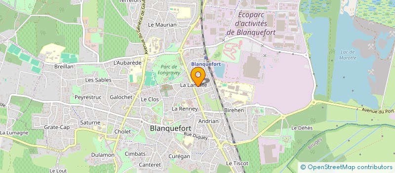localisation de l'entreprise SCI NADYAN à BLANQUEFORT