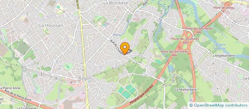 localisation de l'entreprise SCI NADYV  REZE