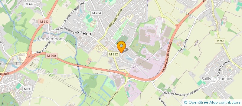 localisation de l'entreprise SCI NAE  HEM