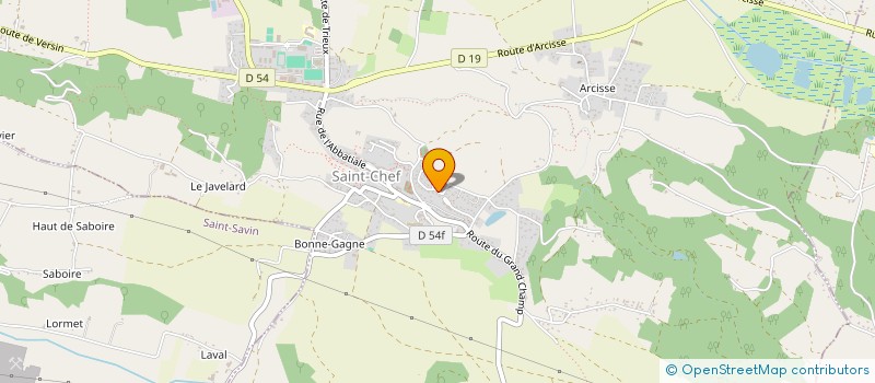 localisation de l'entreprise SCI NAEJERIC  SAINT-CHEF