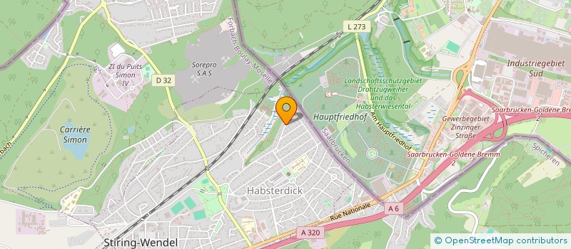 localisation de l'entreprise SCI NAEL  STIRING-WENDEL