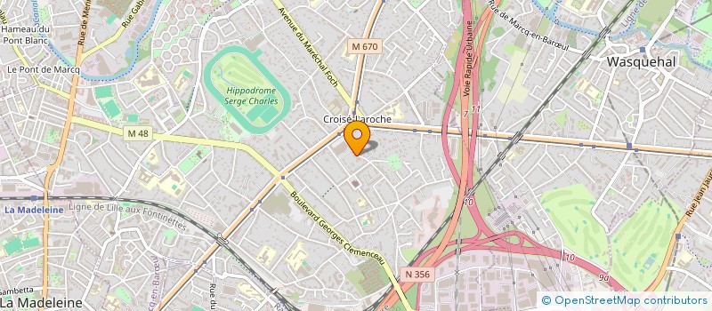 localisation de l'entreprise SCI NAEL à MARCQ-EN-BARŒUL