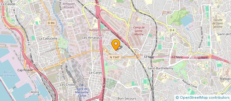 localisation de l'entreprise SCI NAEL-LENY à MARSEILLE