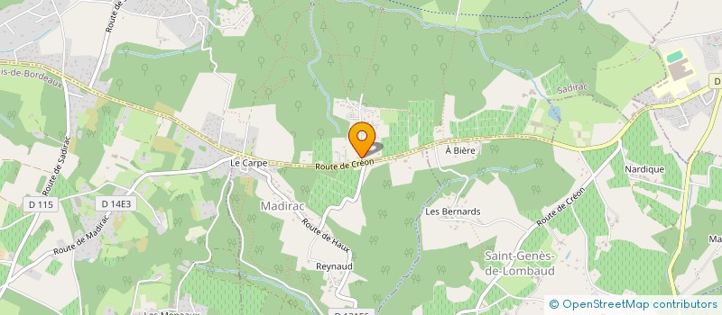 localisation de l'entreprise SCI NAELIAZ  SADIRAC