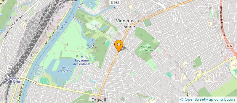 localisation de l'entreprise SCI NAELLA à DRAVEIL