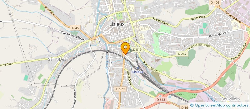 localisation de l'entreprise SCI NAELLE à LISIEUX