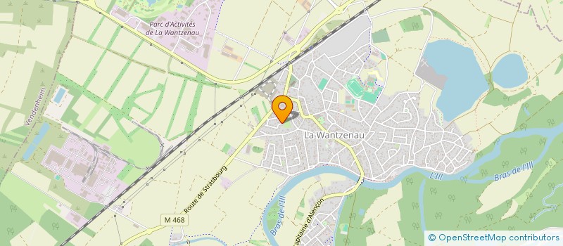 localisation de l'entreprise SCI NAETT ZORN  LA WANTZENAU