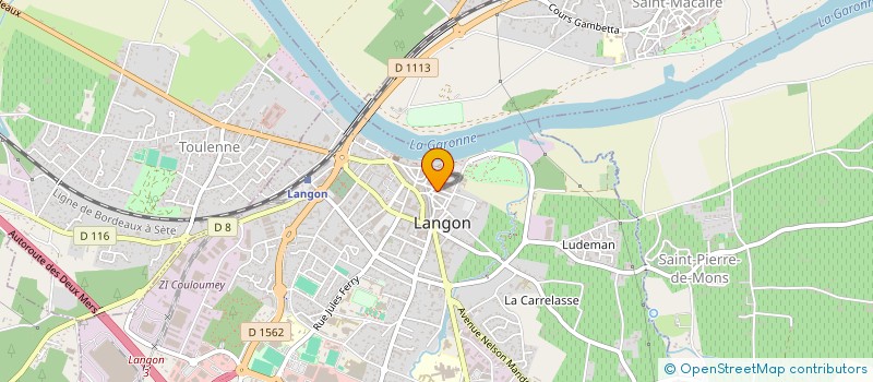 localisation de l'entreprise SCI NAF à LANGON