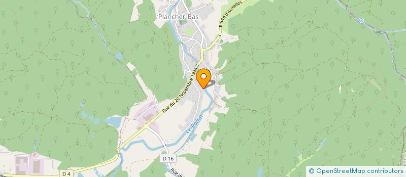 localisation de l'entreprise SCI NAF 5  PLANCHER-BAS