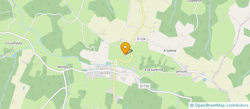 localisation de l'entreprise SCI NAF  AILLAS