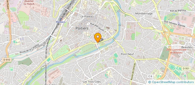 localisation de l'entreprise SCI NAFC à POITIERS