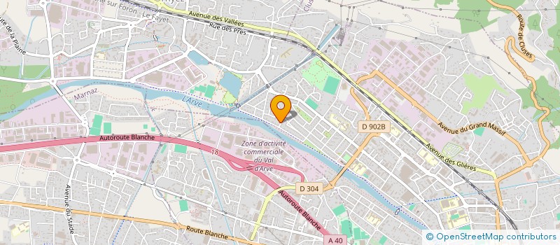 localisation de l'entreprise SCI NAFGOM  CLUSES