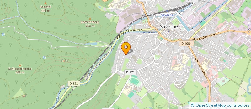 localisation de l'entreprise SCI NAFLONI  SAVERNE