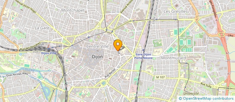 localisation de l'entreprise SCI NAFM à DIJON