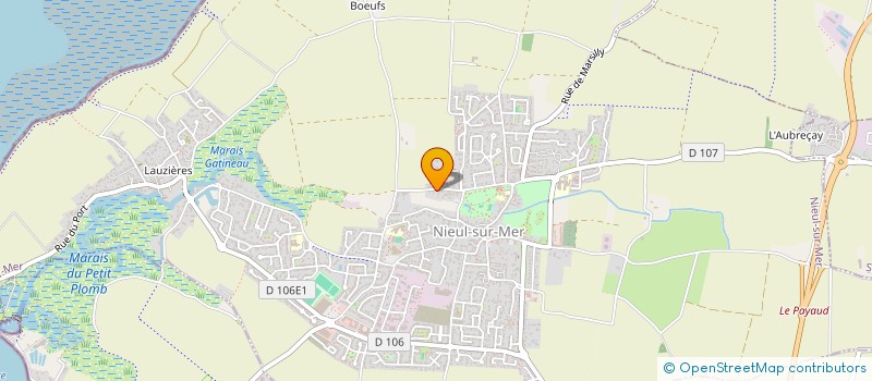 localisation de l'entreprise SCI NAFREM  NIEUL-SUR-MER
