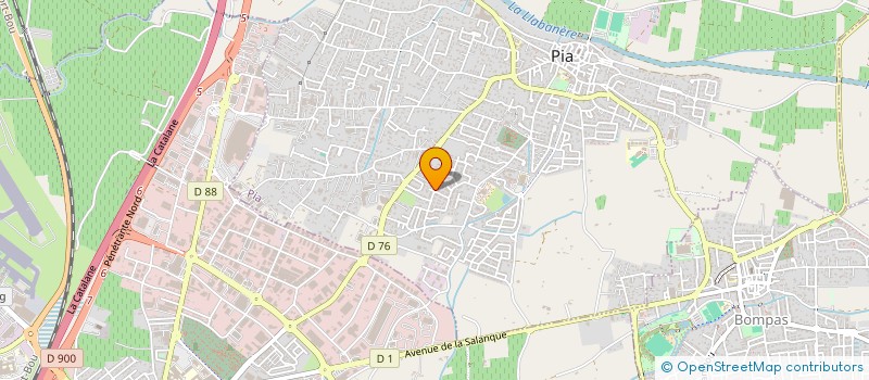 localisation de l'entreprise SCI NAFTALINE  PIA
