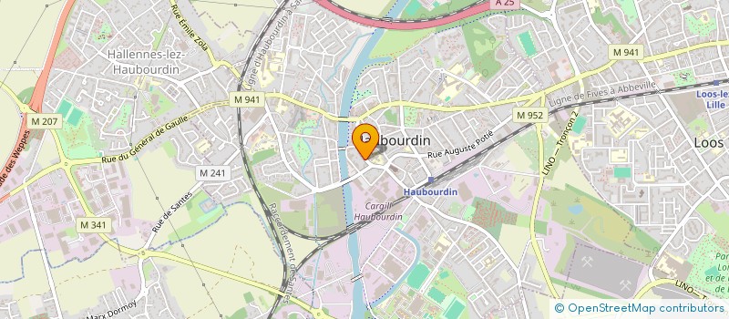 localisation de l'entreprise SCI NAGAURONY  HAUBOURDIN