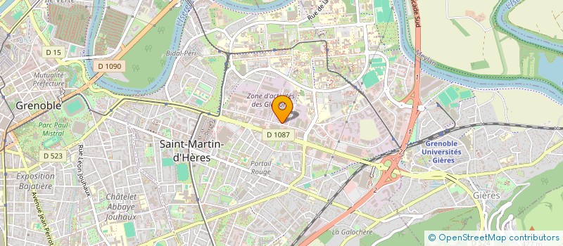 localisation de l'entreprise SCI NAGE  SAINT-MARTIN-D'HERES