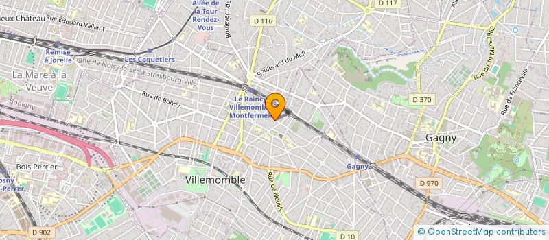 localisation de l'entreprise SCI NAGELTA à VILLEMOMBLE