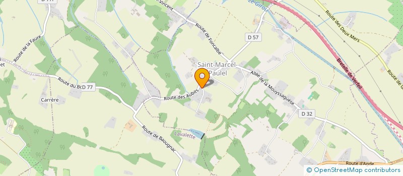 localisation de l'entreprise SCI NAGEN  SAINT-MARCEL-PAULEL