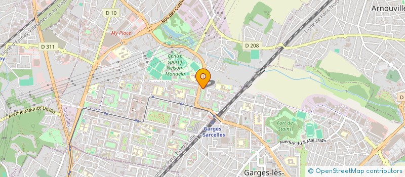 localisation de l'entreprise SCI NAGI à SARCELLES