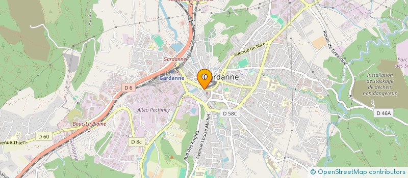 localisation de l'entreprise SCI NAGO à GARDANNE