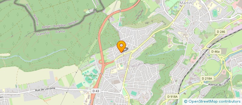 localisation de l'entreprise SCI NAGOLD à LONGWY