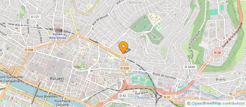 localisation de l'entreprise SCI NAGOT à ROUEN