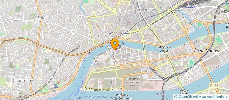 localisation de l'entreprise SCI NAGUI à NANTES