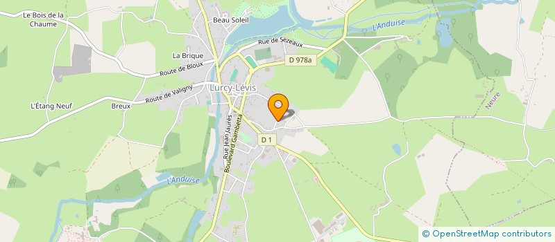localisation de l'entreprise SCI NAGUYDOVIC à LURCY-LEVIS