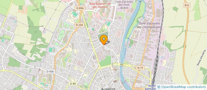 localisation de l'entreprise SCI NAHAN LABILLE  AUXERRE