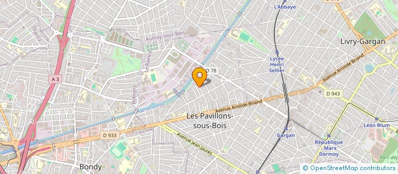 localisation de l'entreprise SCI NAHDEH à LES PAVILLONS-SOUS-BOIS