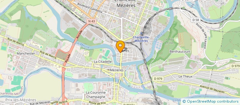 localisation de l'entreprise SCI NAHEL  CHARLEVILLE-MEZIERES