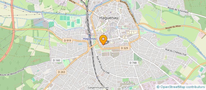 localisation de l'entreprise SCI NAHEL  HAGUENAU