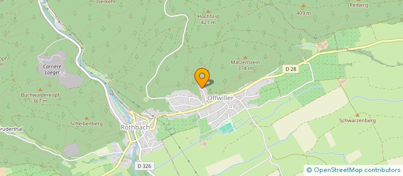 localisation de l'entreprise SCI NAIBAT  OFFWILLER